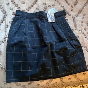 NWT Cooperative Plaid Mini Skirt. Size 2